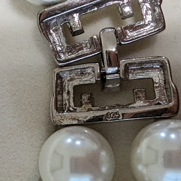 Brooks Brothers Austrian crystal and pearl double strand necklace - Picture 8 of 12